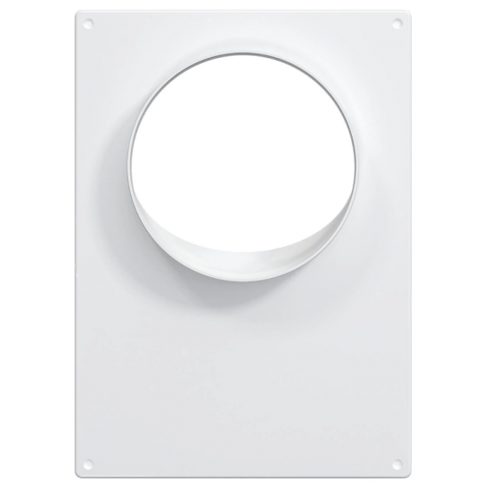 Площадка торцевая ПТП фланец D125 180х250 пластик ERA 125ПТП 180 х 250 х Белый White купить в Пскове Площадка торцевая ПТП фланец D125 180х250 пластик ERA 125ПТП 180 х 250 х Белый White купить в Пскове