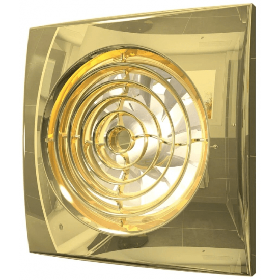 Вентилятор накладной AURA, обратный клапан, D100, Gold, DICITI AURA 4C Gold 155 х 155 х  Золотистый Gold купить в Пскове