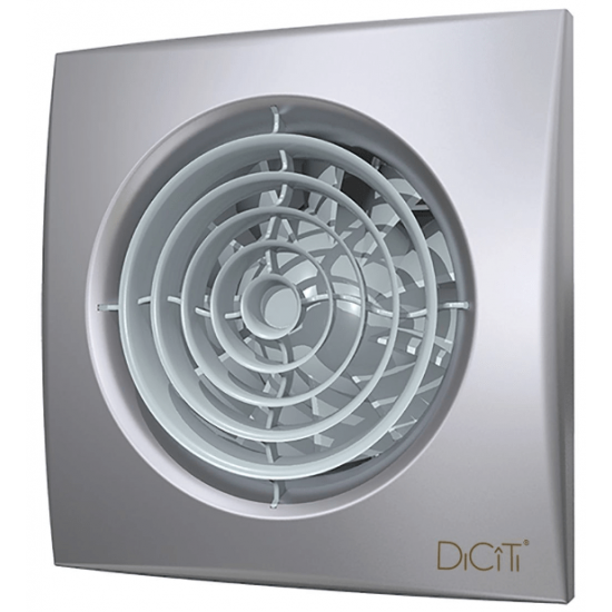 Вентилятор накладной AURA D100 обратный клапан Gray metal DICITI AURA 4C gray metal 155 х 155 х  Серый Gray metal купить в Пскове