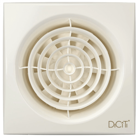 Вентилятор накладной AURA D100 обратный клапан Ivory DICITI AURA 4C Ivory 155 х 155 х  Слоновая кость Ivory купить в Пскове